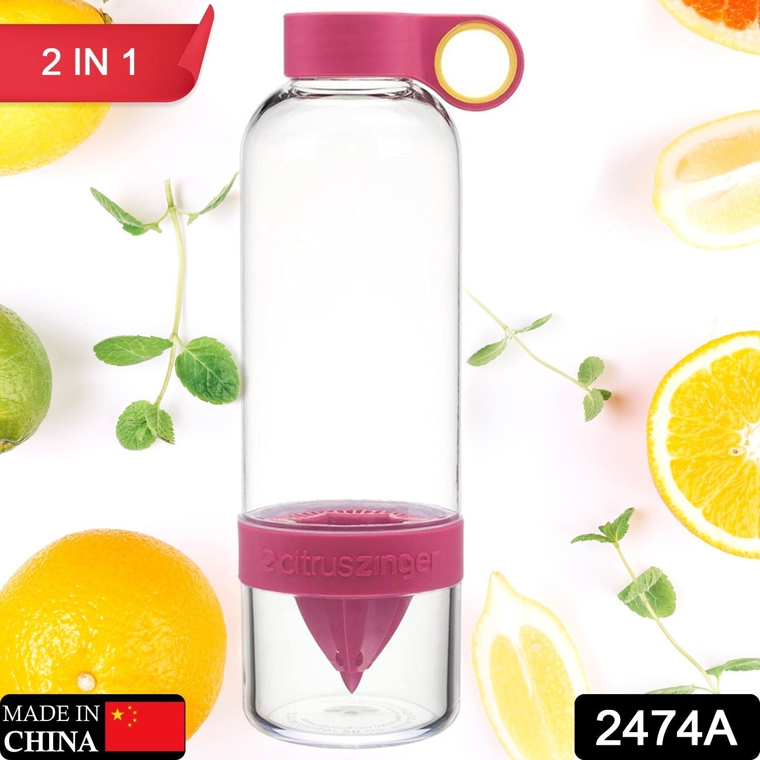 2474A CITRUS JUICER BOTTLE INSTANT JUICE SPORTS BOTTLE JUICE MAKER INFUSER BOTTLE 2474A CITRUS JUICER BOTTLE INSTANT JUICE SPORTS BOTTLE JUICE MAKER INFUSER BOTTLE
